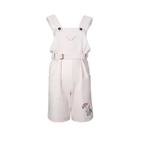 Hand-painted Off-White Overall