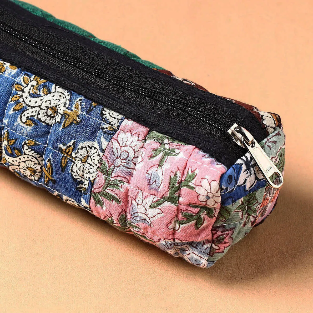 Handcrafted Quilted Patchwork Multipurpose Pencil Pouch 35