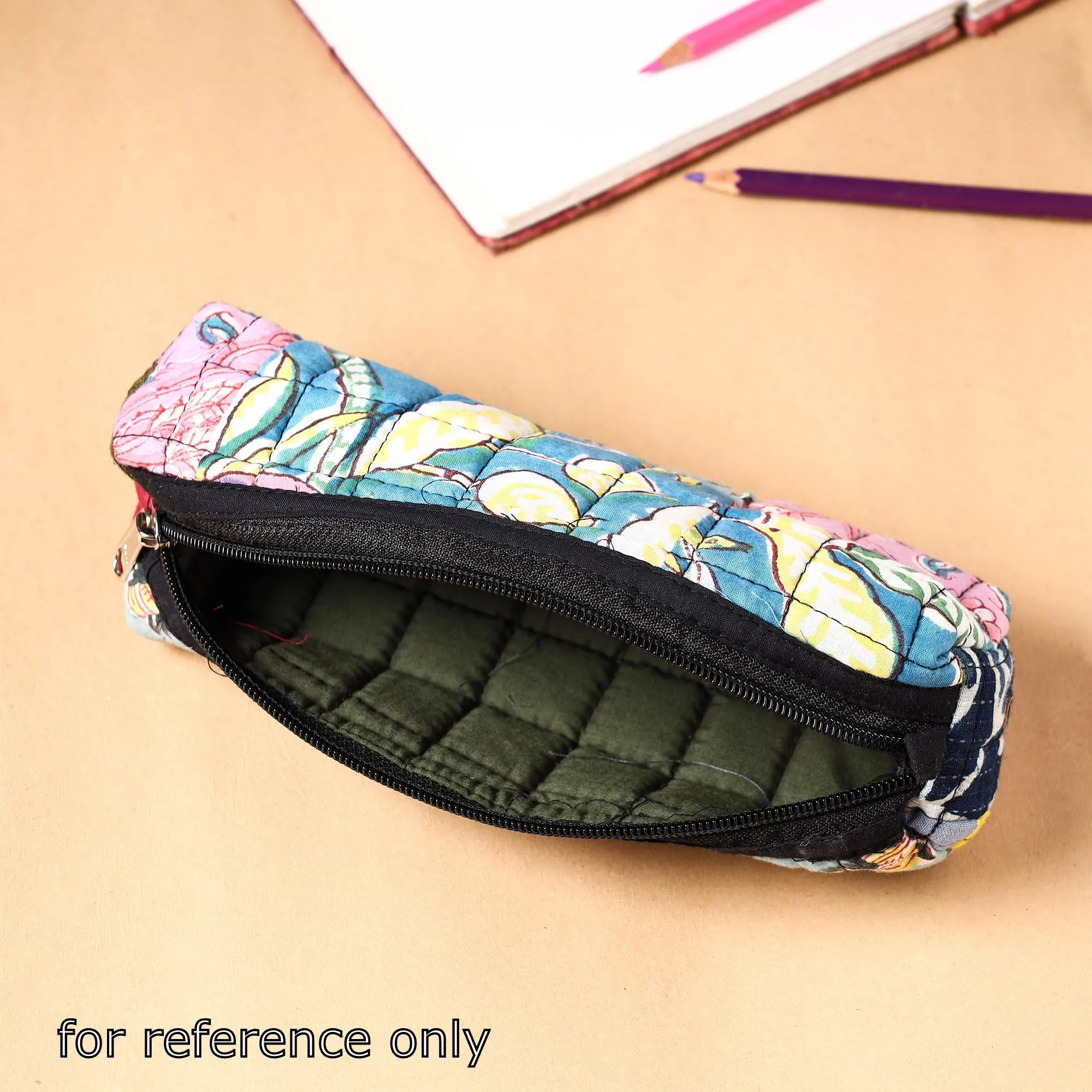 Handcrafted Quilted Patchwork Multipurpose Pencil Pouch 78