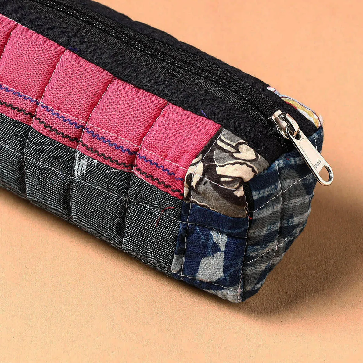 Handcrafted Quilted Patchwork Multipurpose Pencil Pouch 78