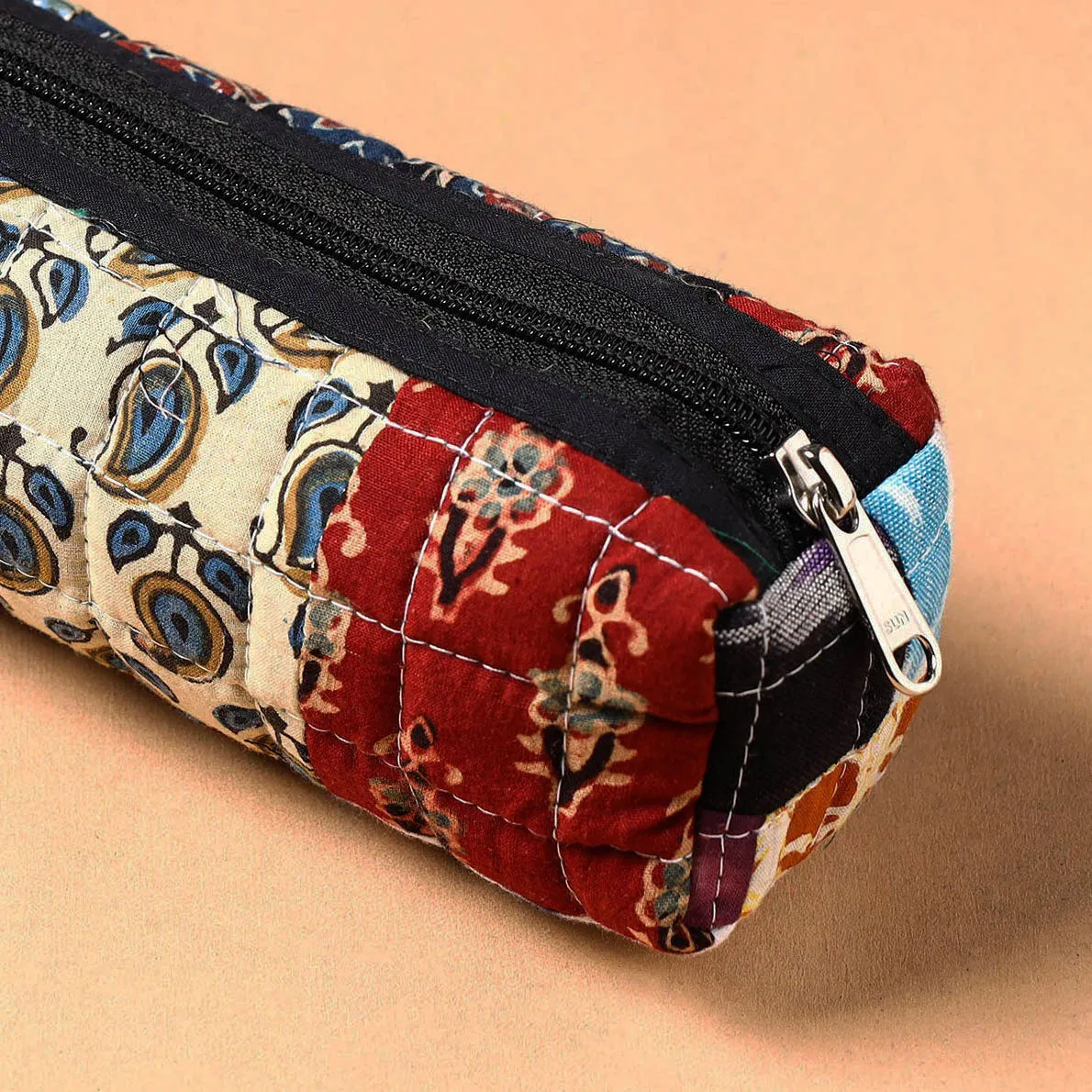 Handcrafted Quilted Patchwork Multipurpose Pencil Pouch 8