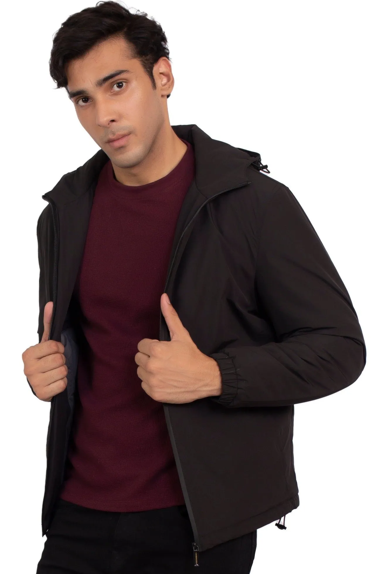 Hooded Cinch Jacket
