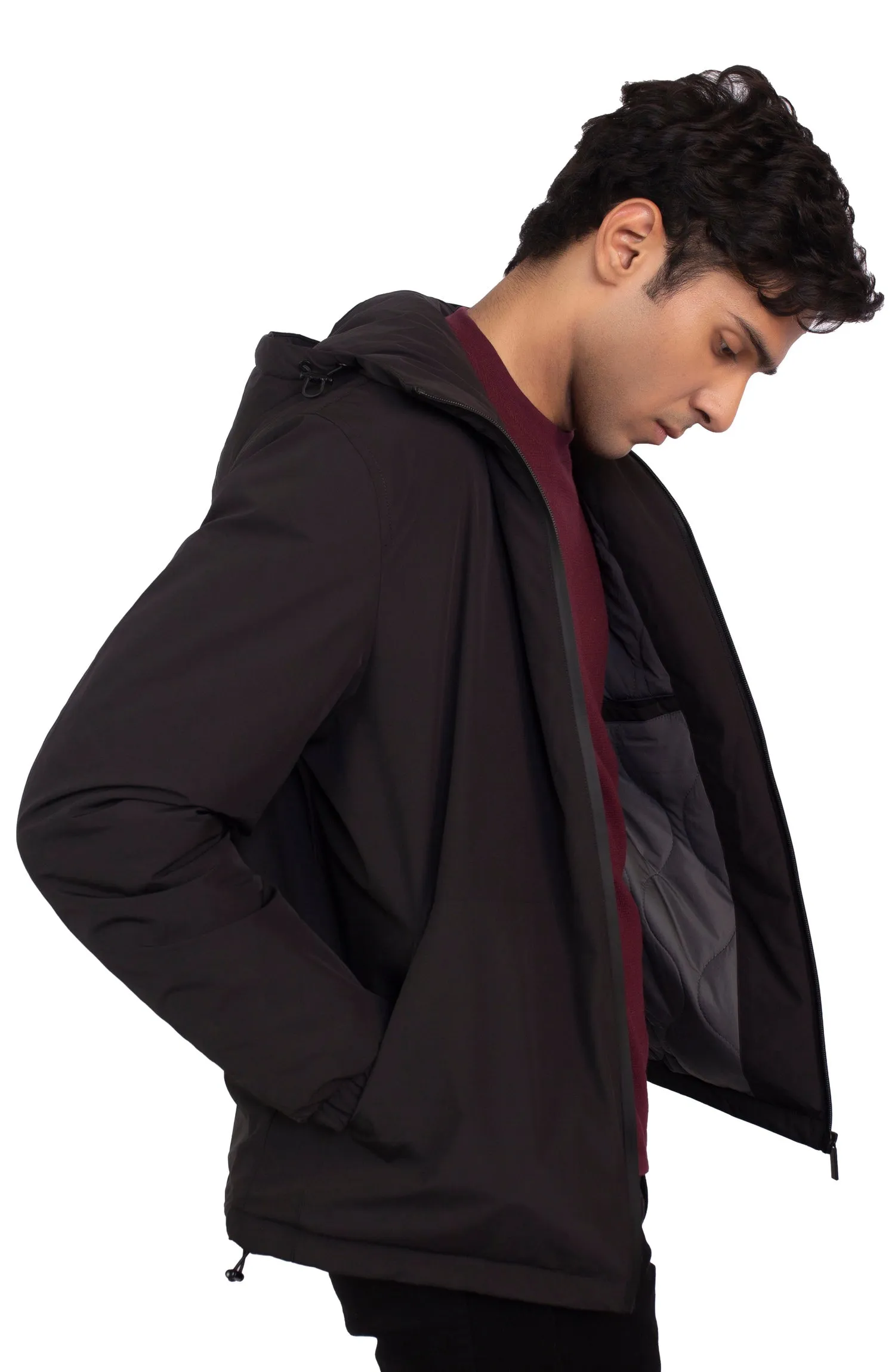 Hooded Cinch Jacket
