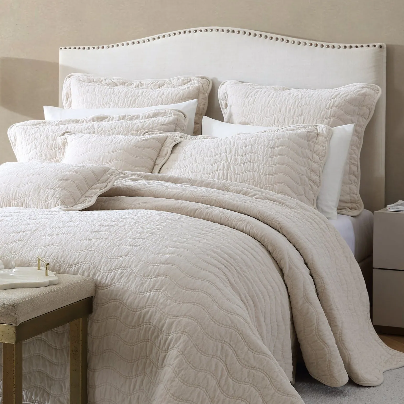 Indiana Stone Coverlet Queen/ King Size by Private Collection