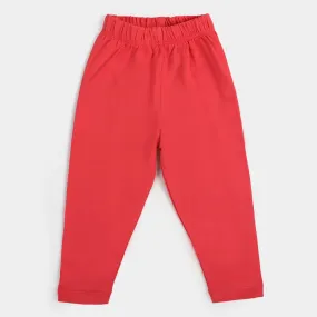 Infant Girls Jersey Plain Tights - Hot Pink