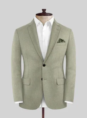 Italian Orfini Summer Green Wool Jacket