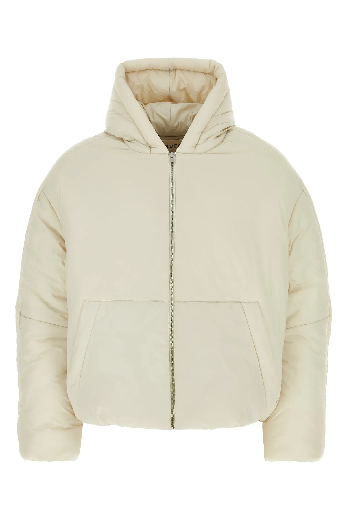 Ivory nylon padded jacket