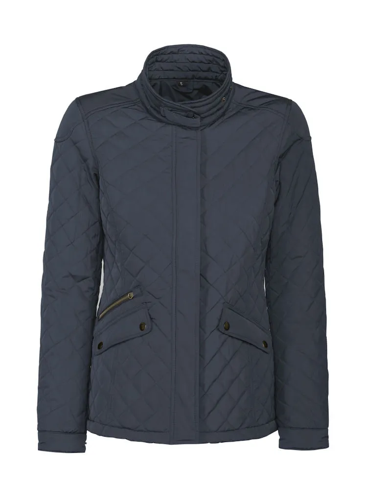James Harvest Huntingview Ladies Quilted Jacket | Lightly Padded | Navy or Black | XS-2XL