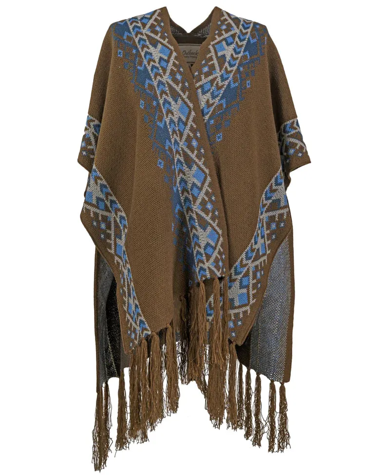 Jillian Serape Brown Women's Wrap