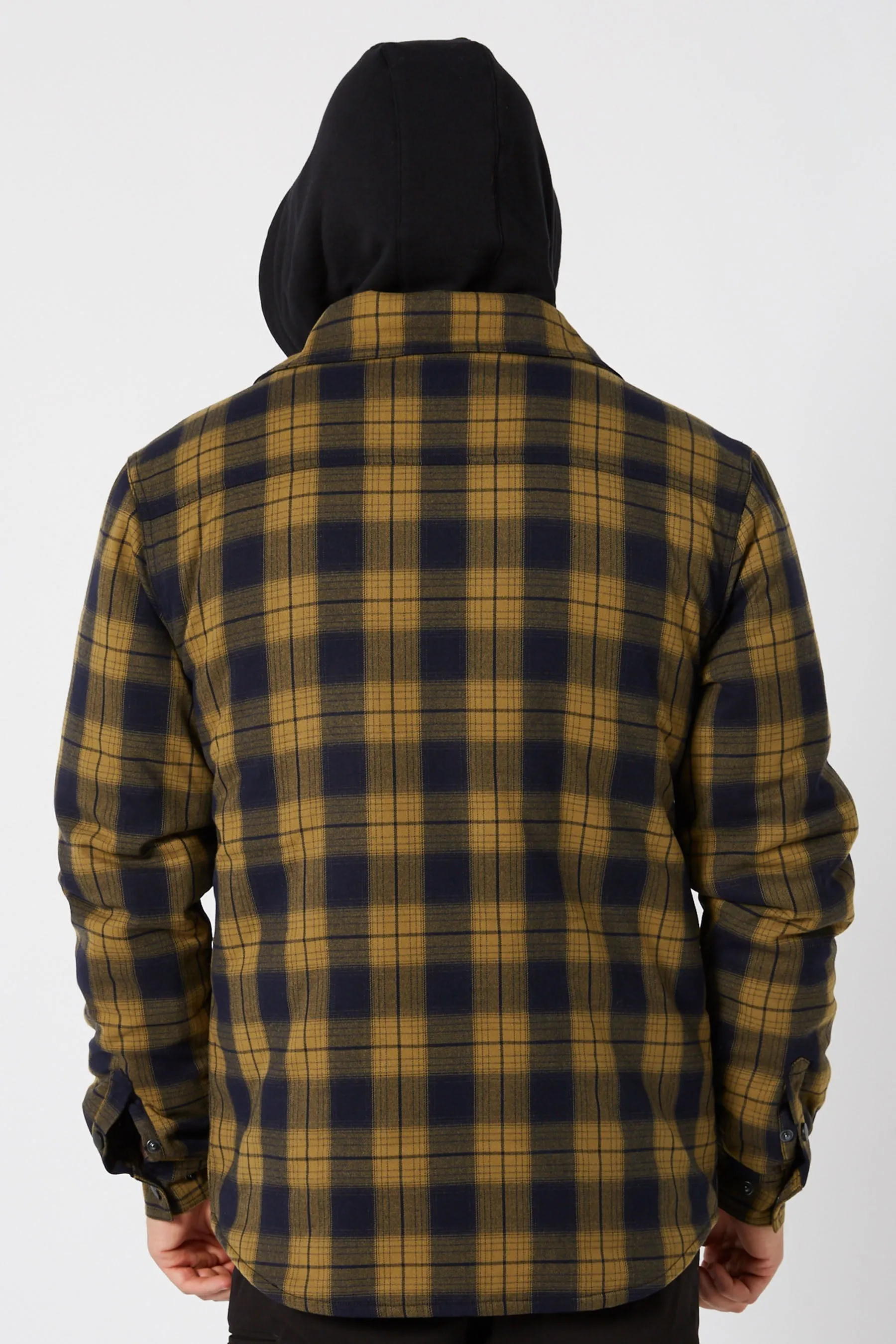 JP Quilted Flannel Jacket - Mustard