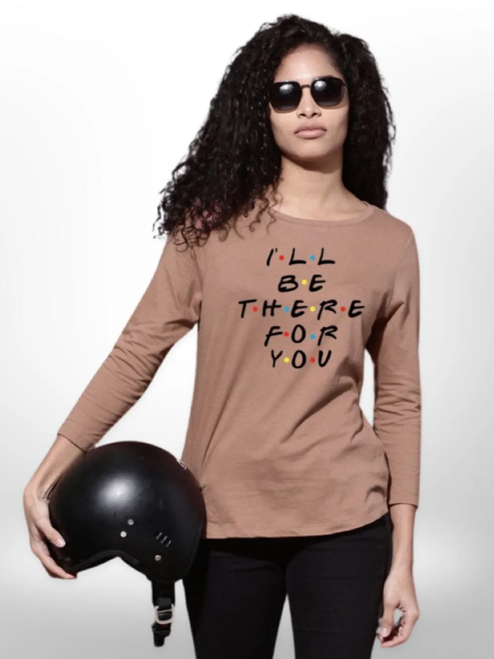 Ladies Printed T-shirt 4 Quarter Sleeve
