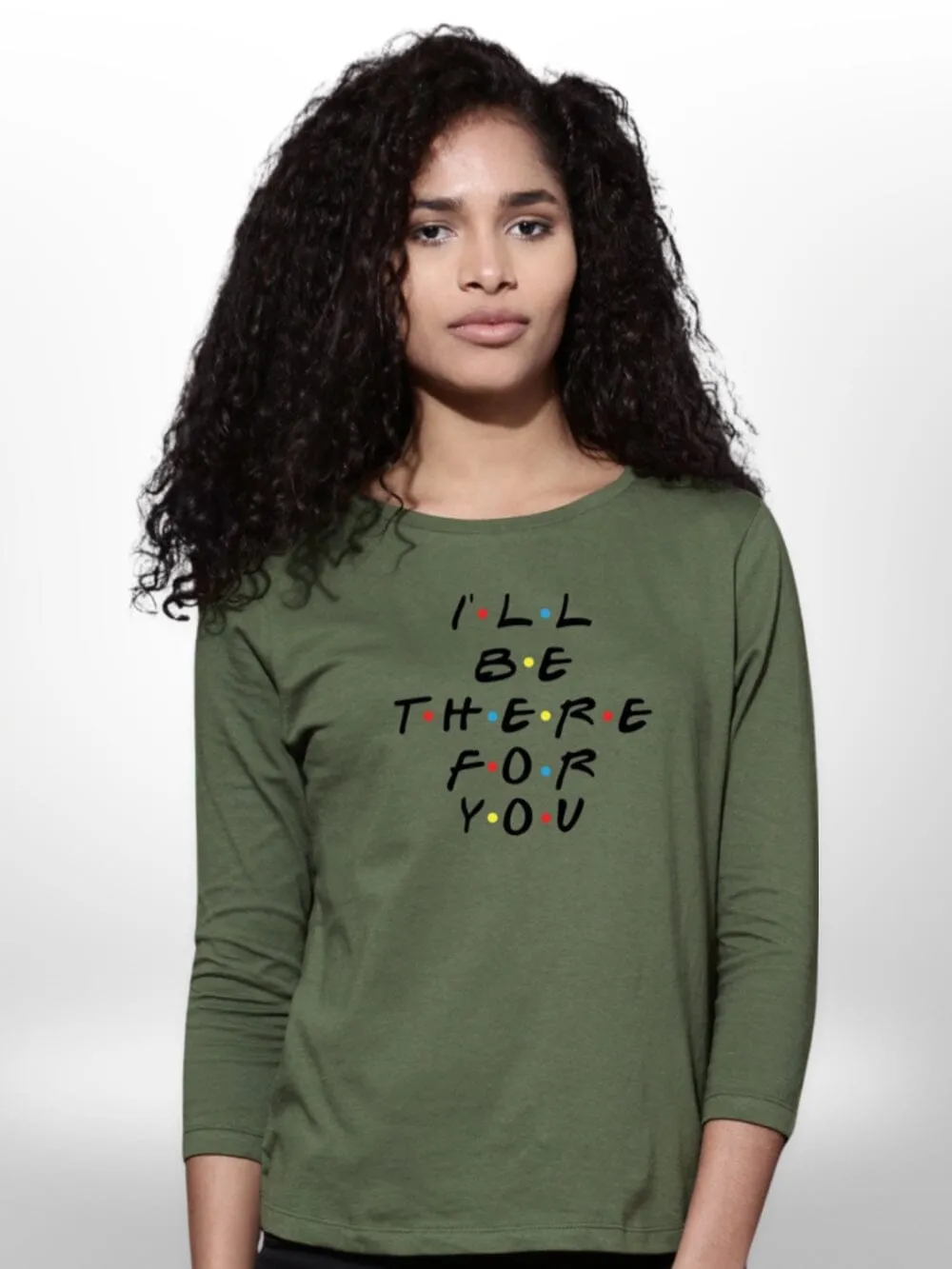 Ladies Printed T-shirt 4 Quarter Sleeve
