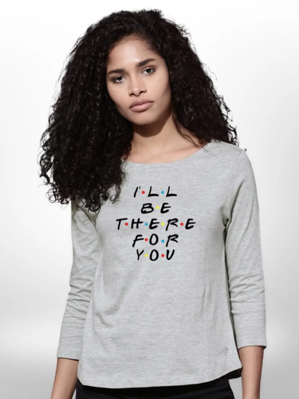 Ladies Printed T-shirt 4 Quarter Sleeve