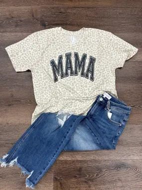 Leopard Mama Graphic Tee -CUSTOMIZABLE SHIRT
