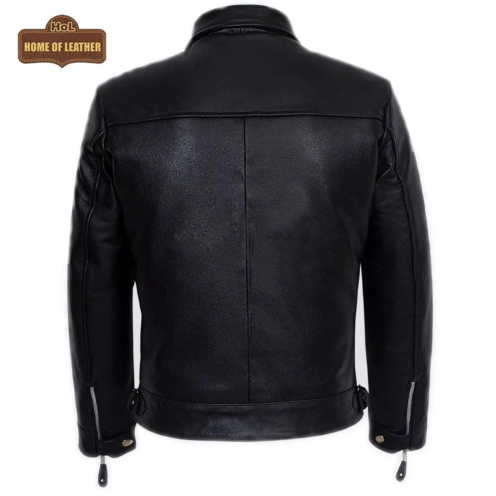 M082 German Luftwaffe Cowhide Biker Style Men's Jacket