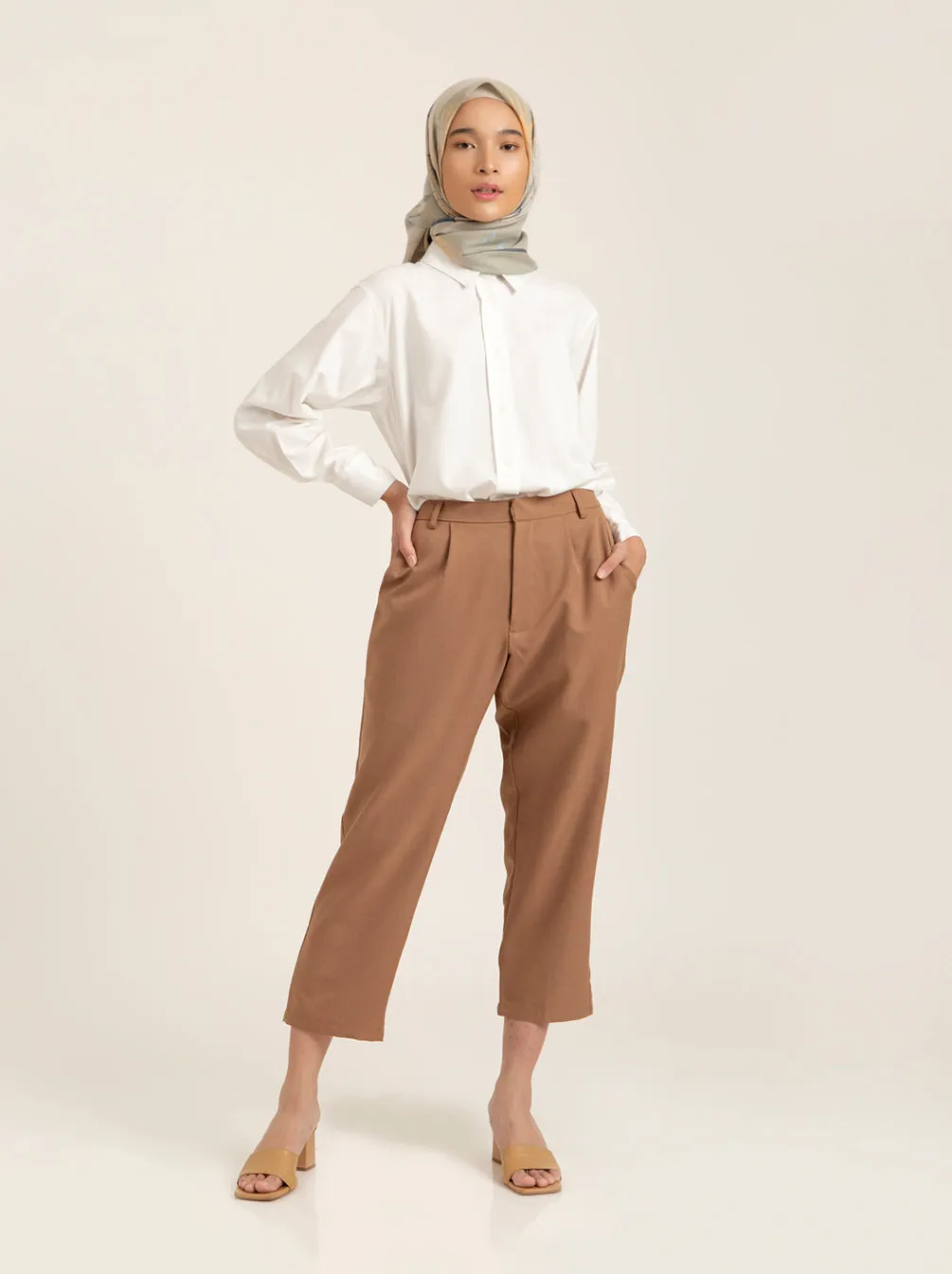 MALEIA PANTS PLAIN COOPER