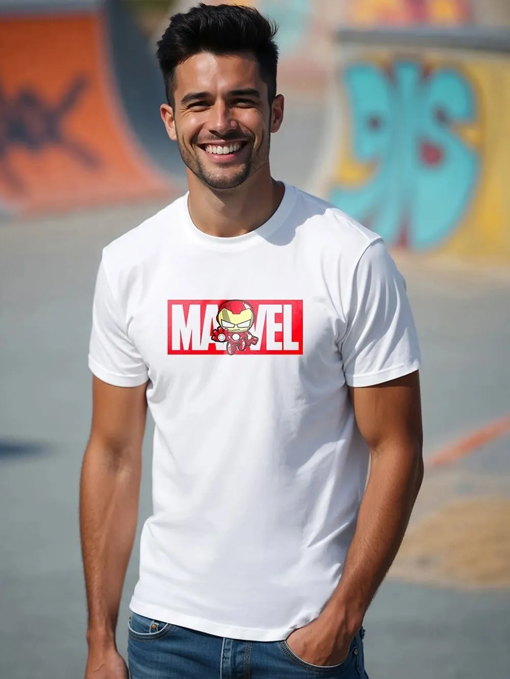 Marvel Graphic Print Men's High Quality T-Shirt In Lowest Price