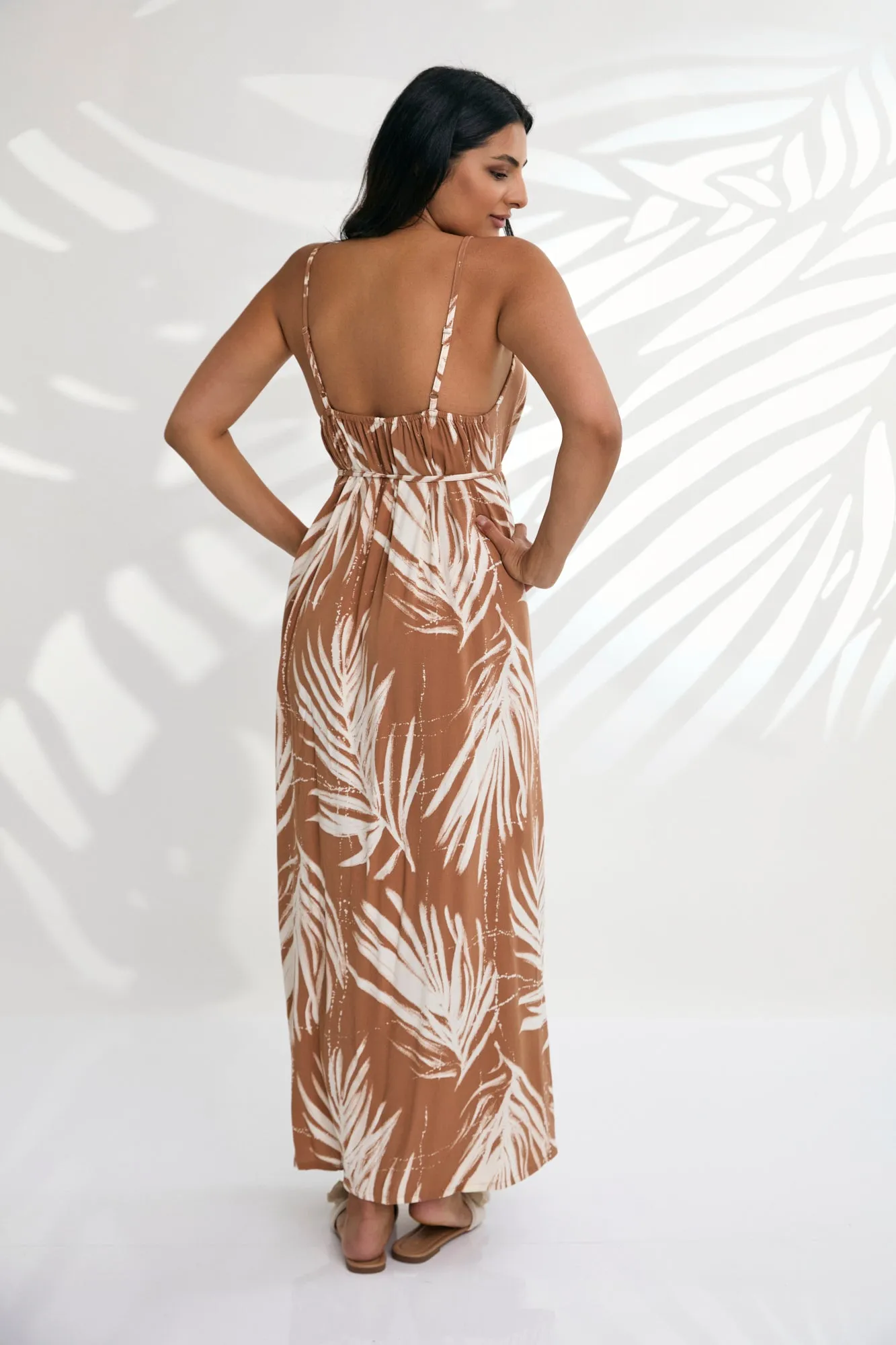 Maxi with belt - Maui Beige