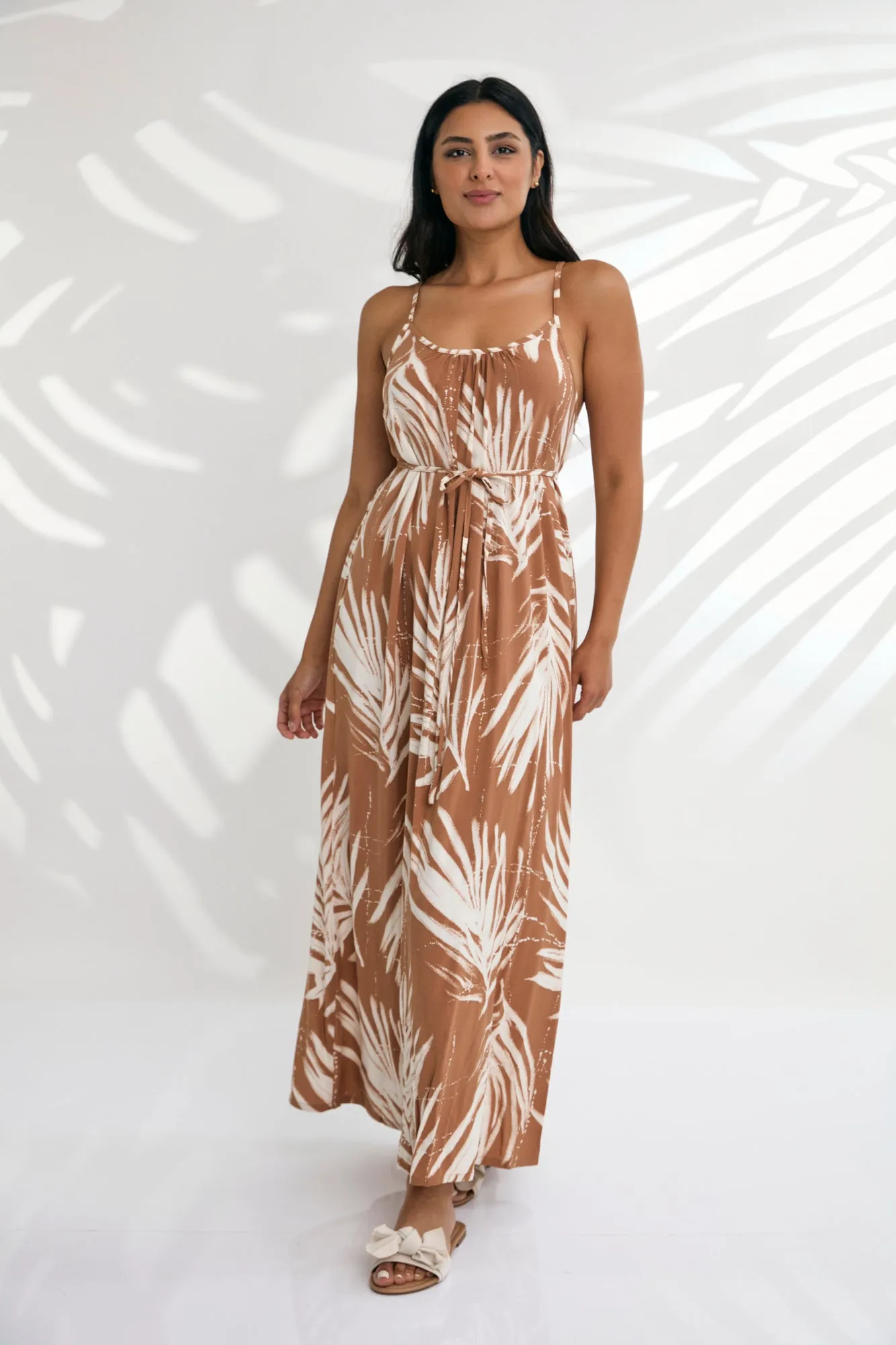 Maxi with belt - Maui Beige