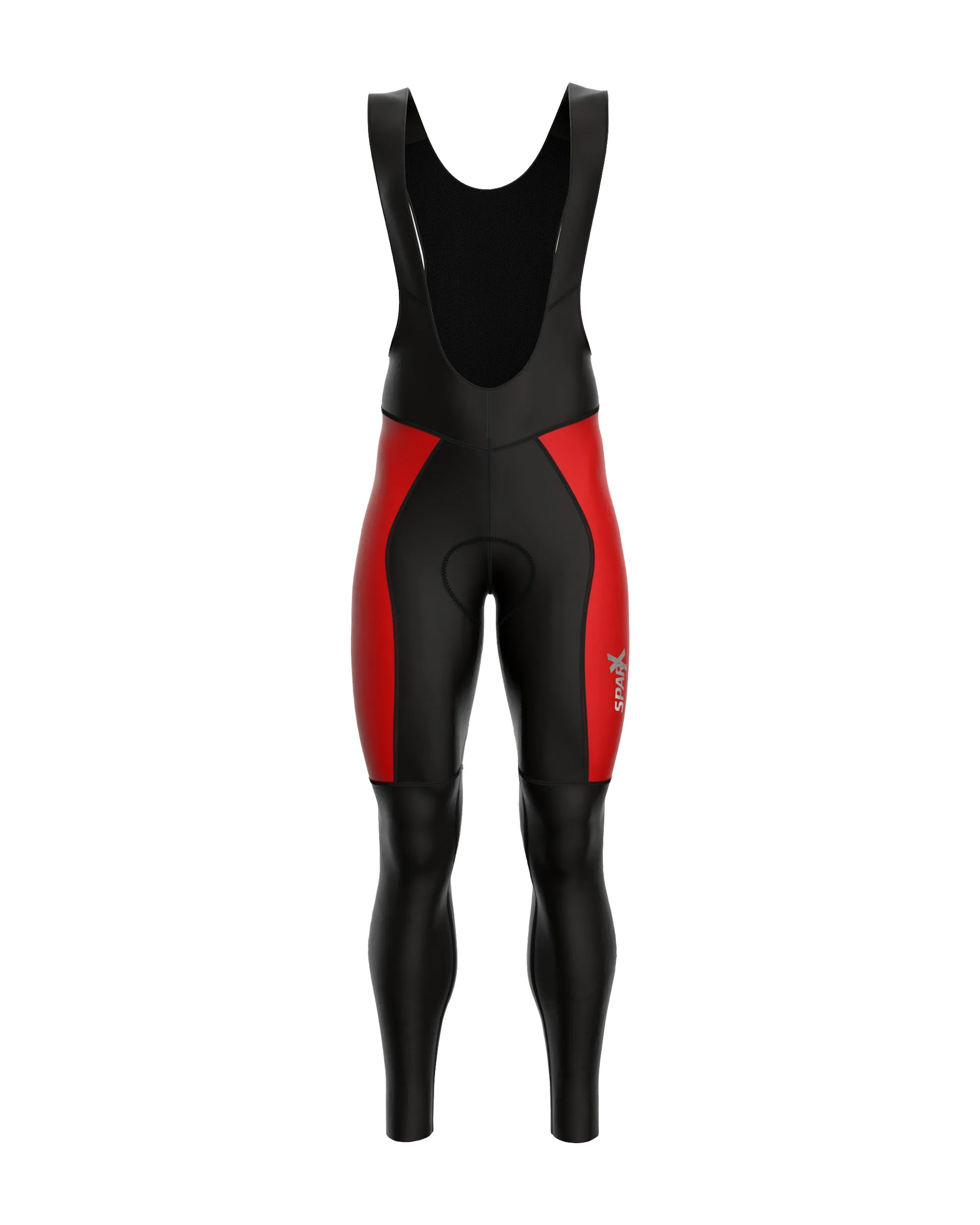 Men Cycling Thermal Roubaix Padded Bib Tights