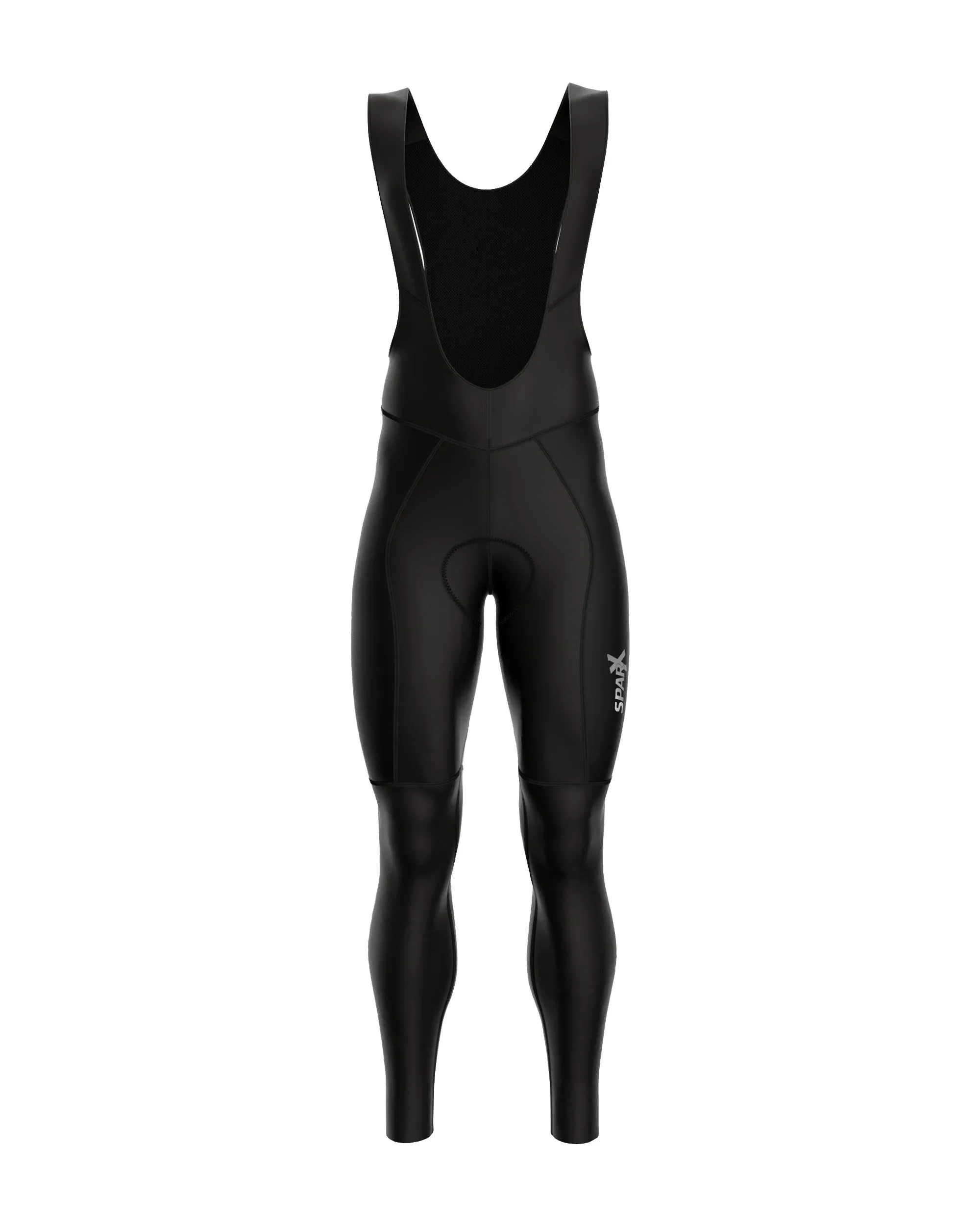 Men Cycling Thermal Roubaix Padded Bib Tights
