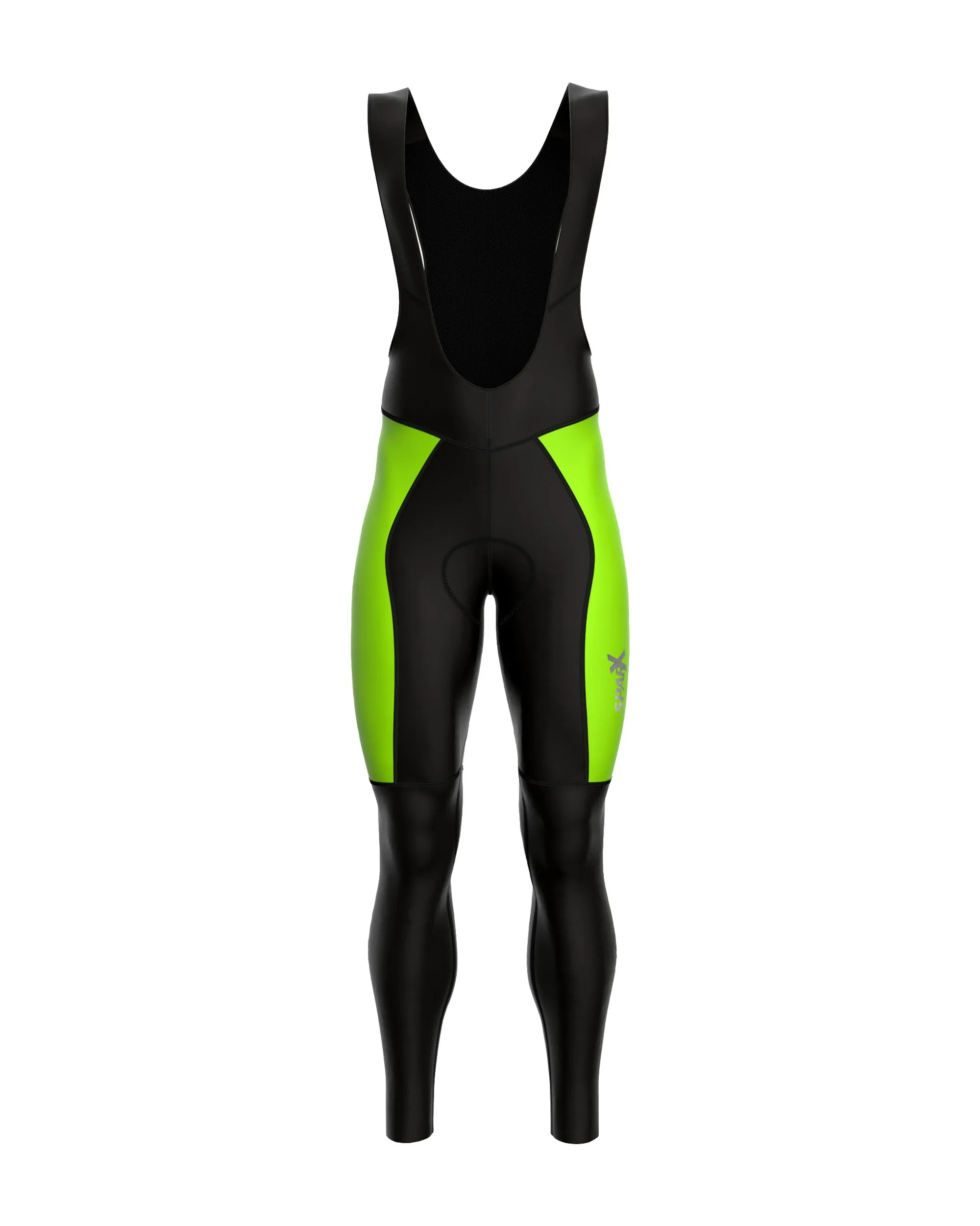 Men Cycling Thermal Roubaix Padded Bib Tights