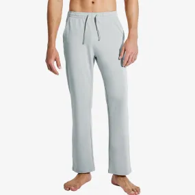 Men's Cotton Sweatpants with Pockets Sports Knit Pants