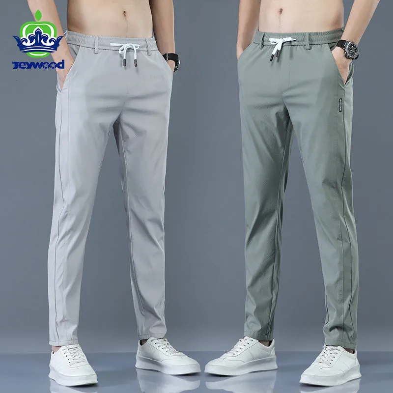Men's Spring Summer Full Length Casual Work Pants