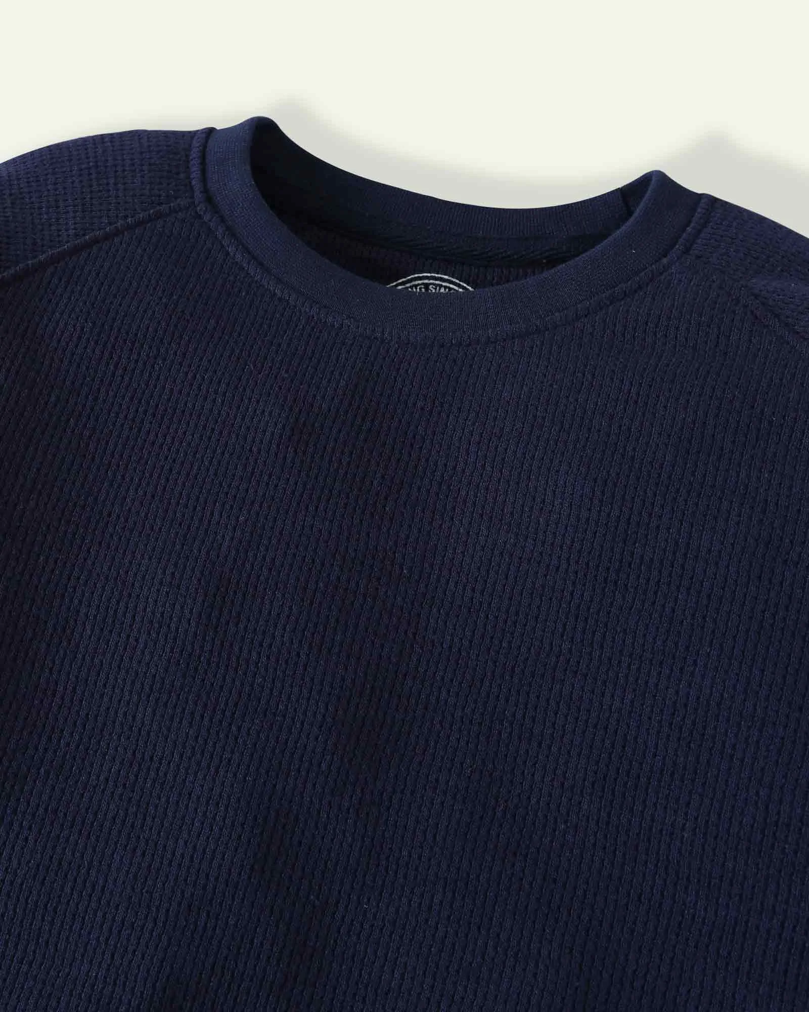Midnight Blue Thermal T-Shirt
