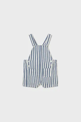 mini boy stripe short overall
