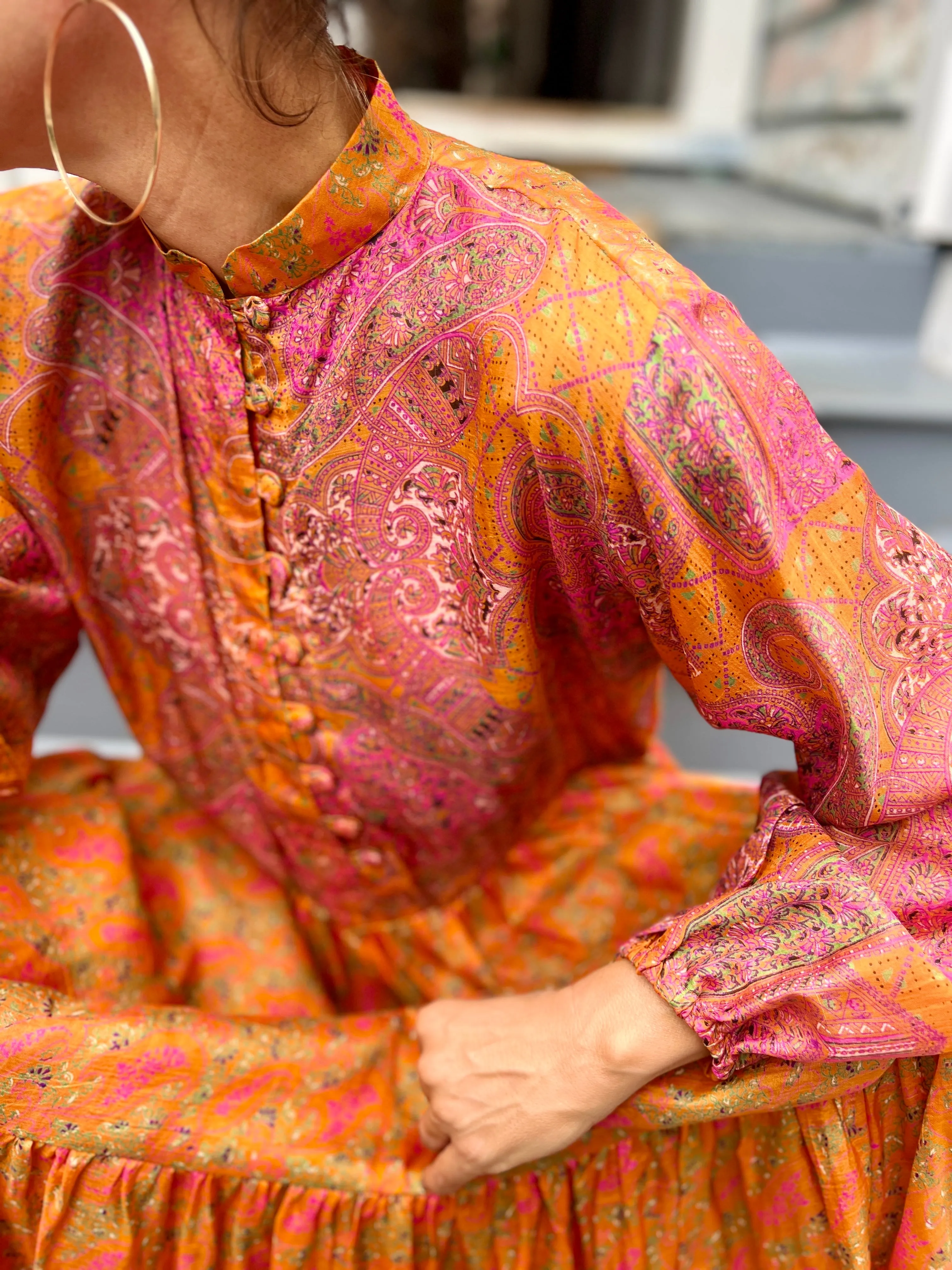 Moonlight Dress - Tangerine (S)