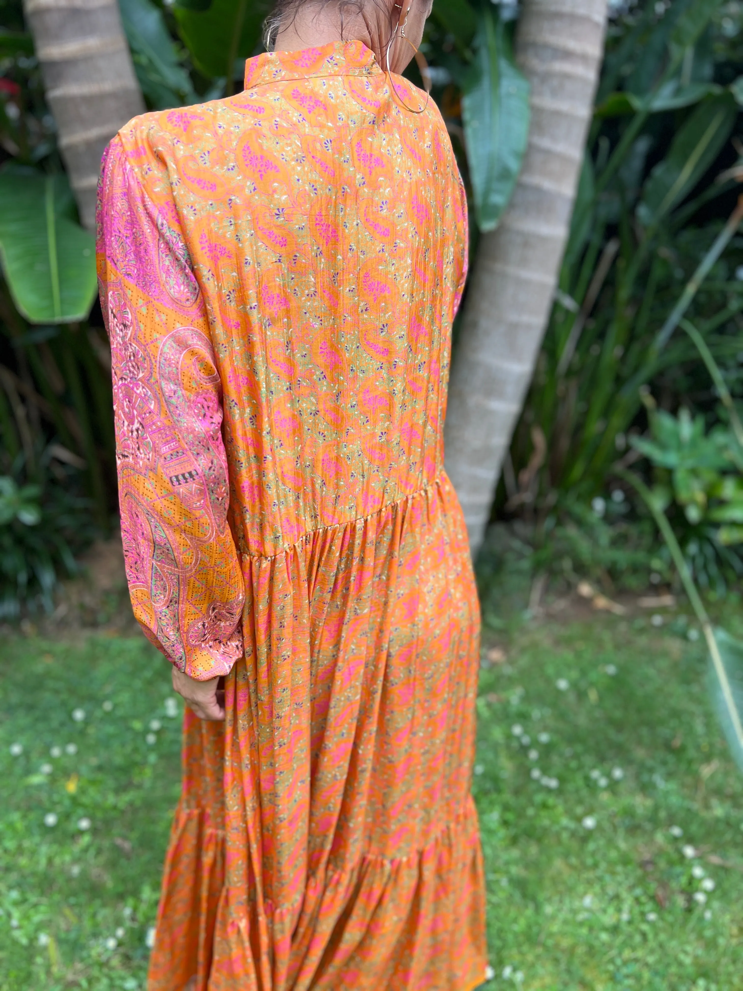Moonlight Dress - Tangerine (S)