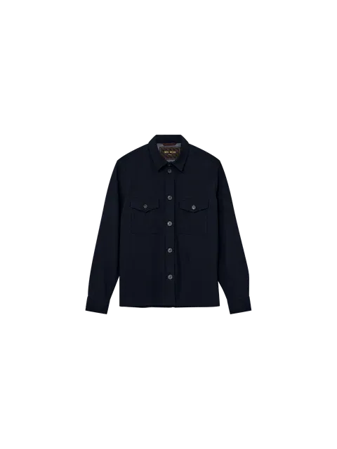 Mos Mosh Navy Overshirt