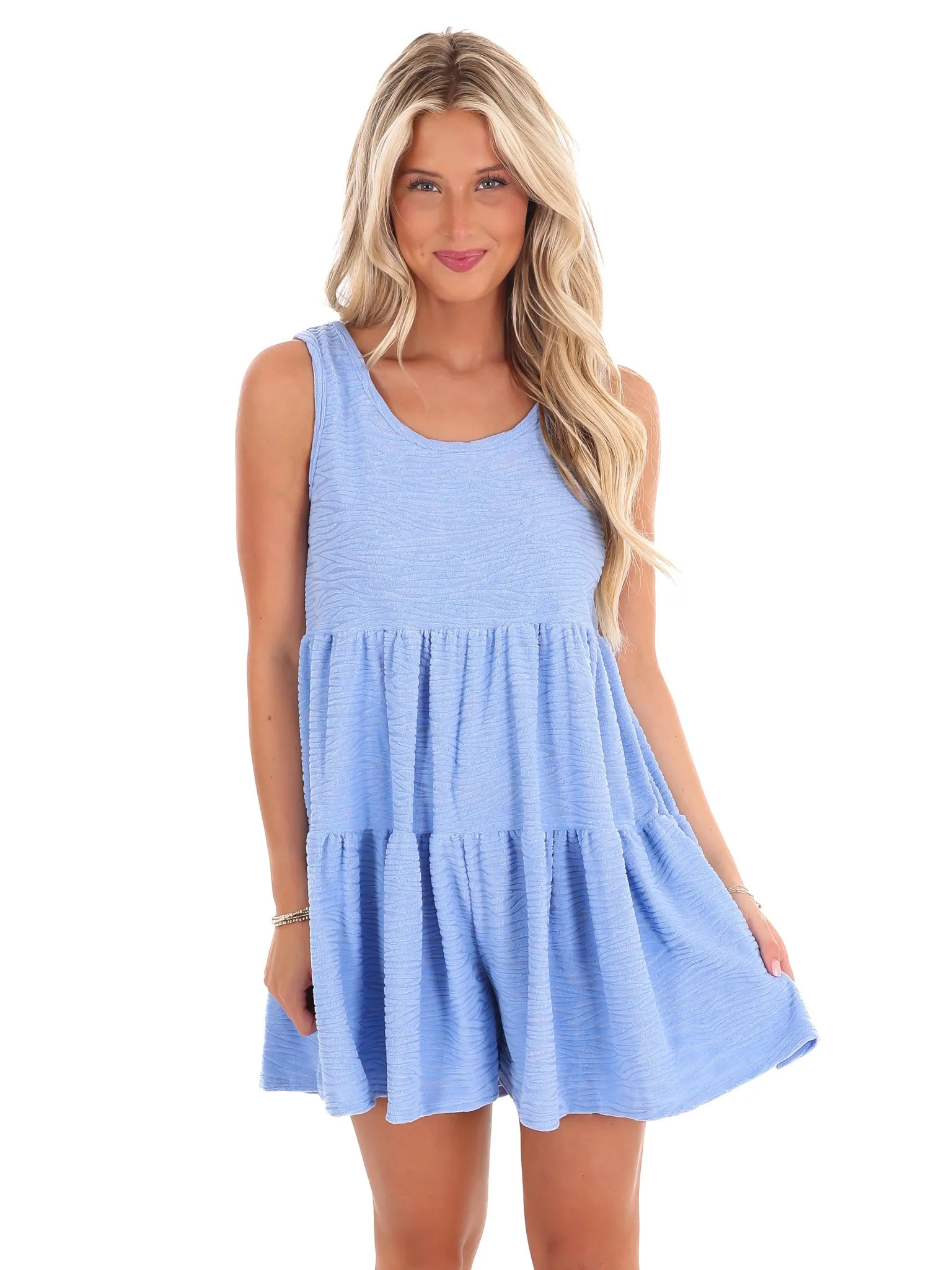 Need to Chill Textured Romper