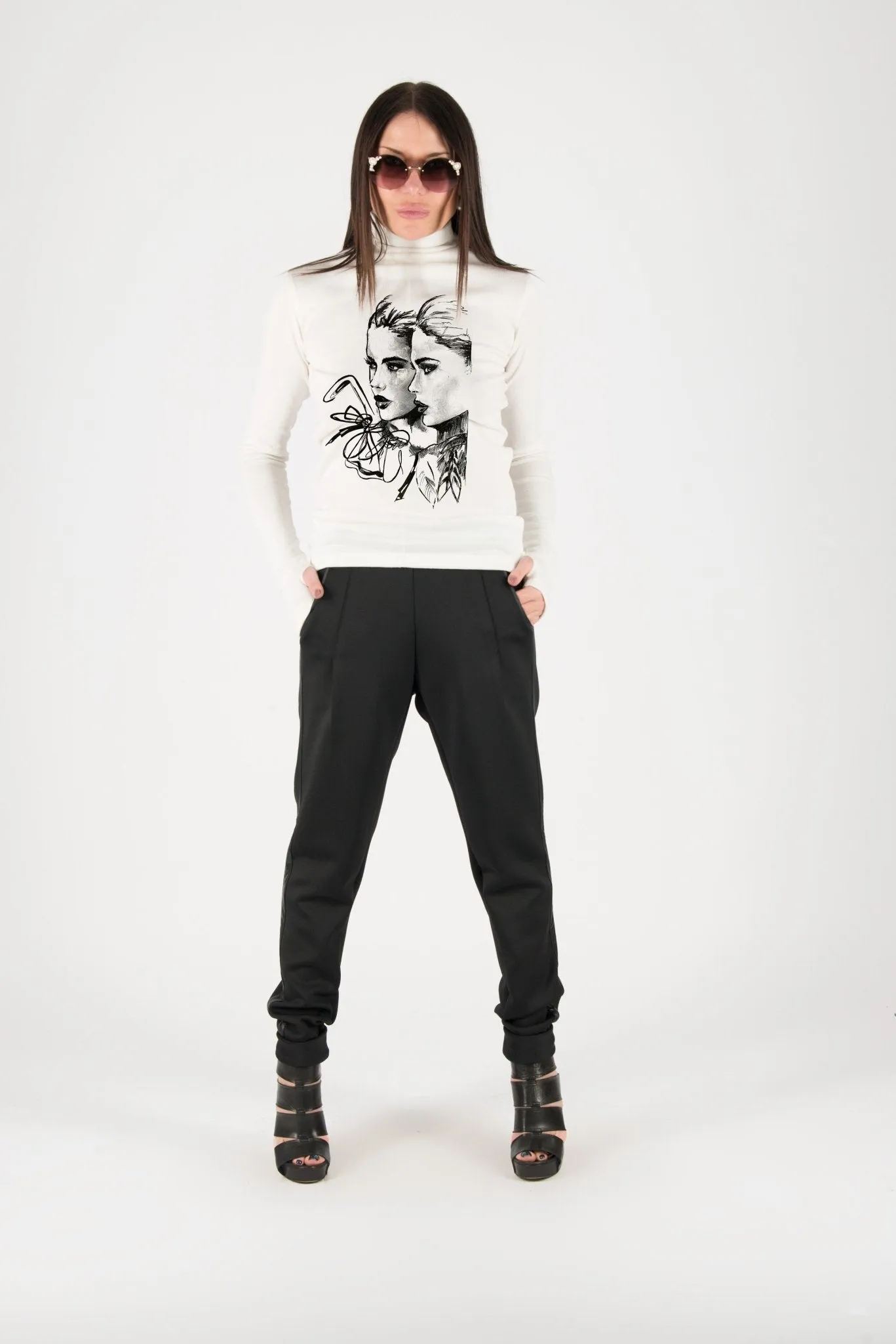 Neoprene Tight Pants JOSEFIN