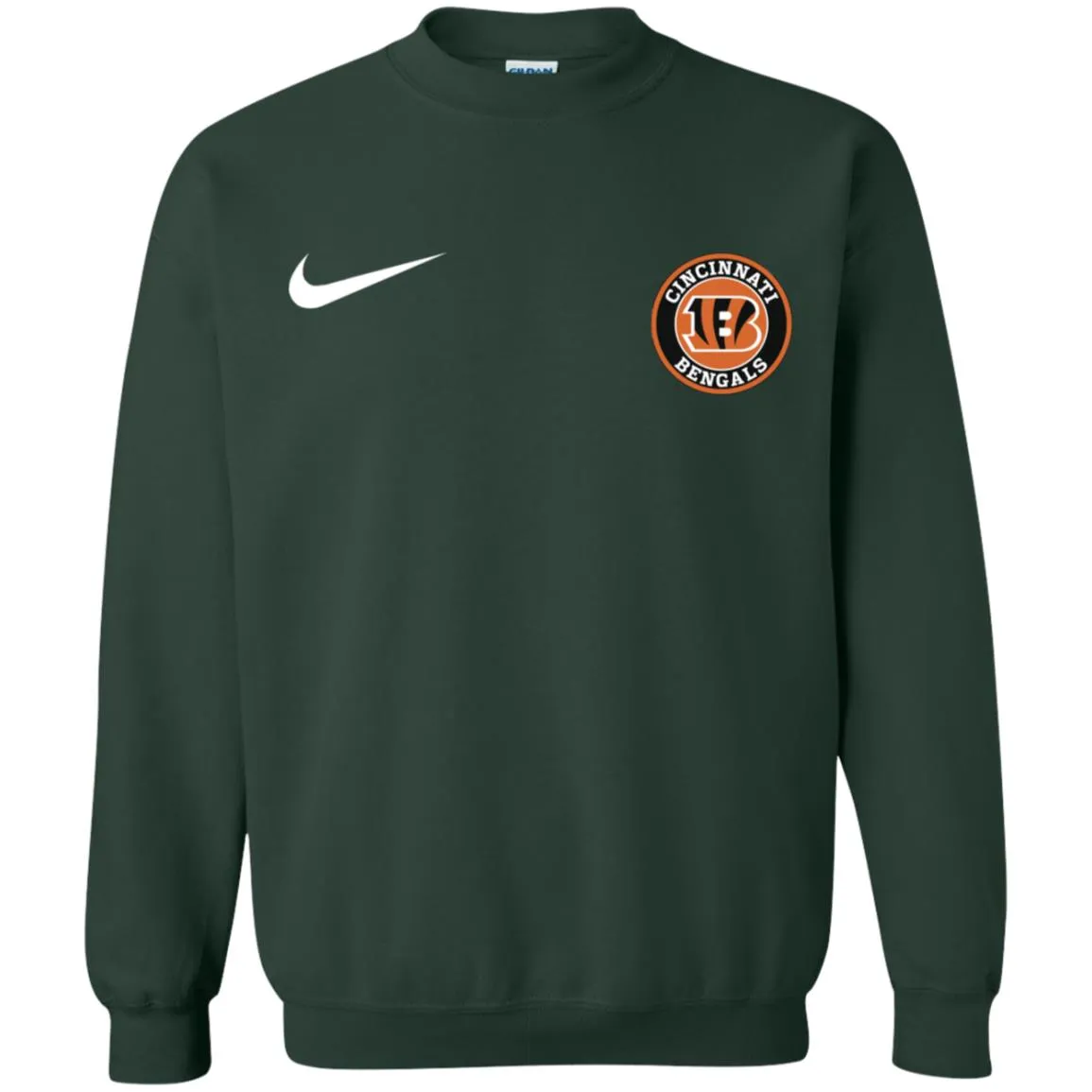 Nike Cincinnati Bengal Nfl Football Unisex Crewneck Pullover Sweatshirt