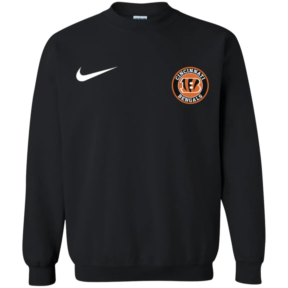 Nike Cincinnati Bengal Nfl Football Unisex Crewneck Pullover Sweatshirt
