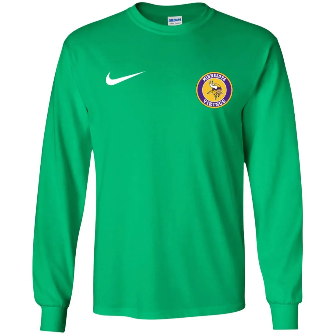 Nike Minnesota Vikings Nfl Football Men Long SLeeve Shirt