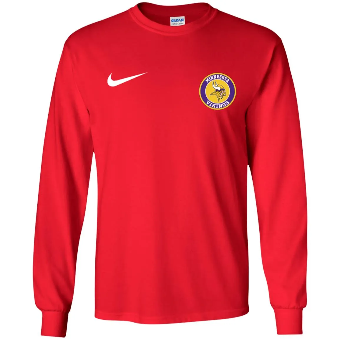 Nike Minnesota Vikings Nfl Football Men Long SLeeve Shirt