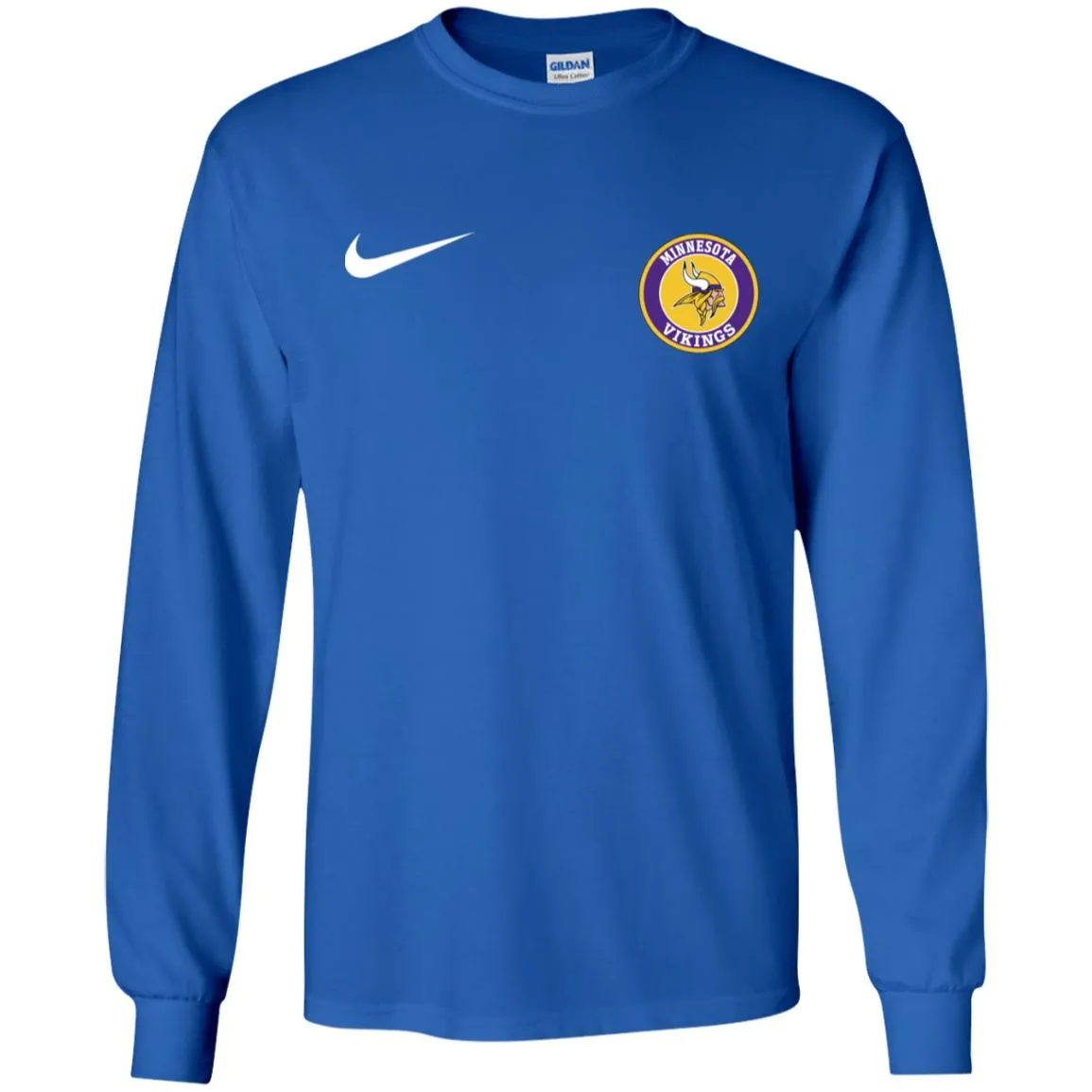 Nike Minnesota Vikings Nfl Football Men Long SLeeve Shirt