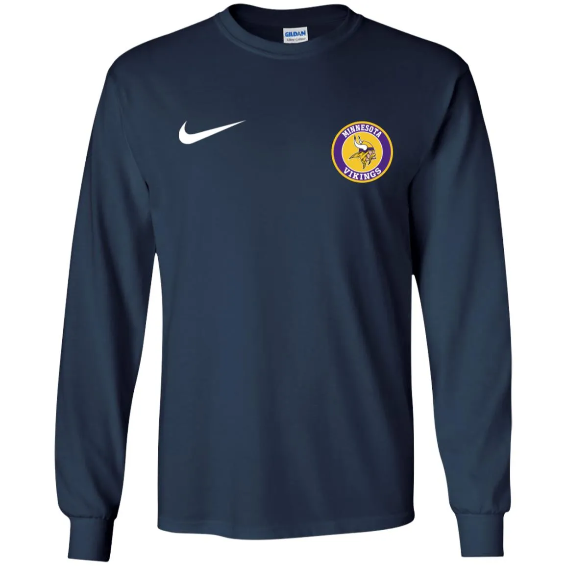Nike Minnesota Vikings Nfl Football Men Long SLeeve Shirt