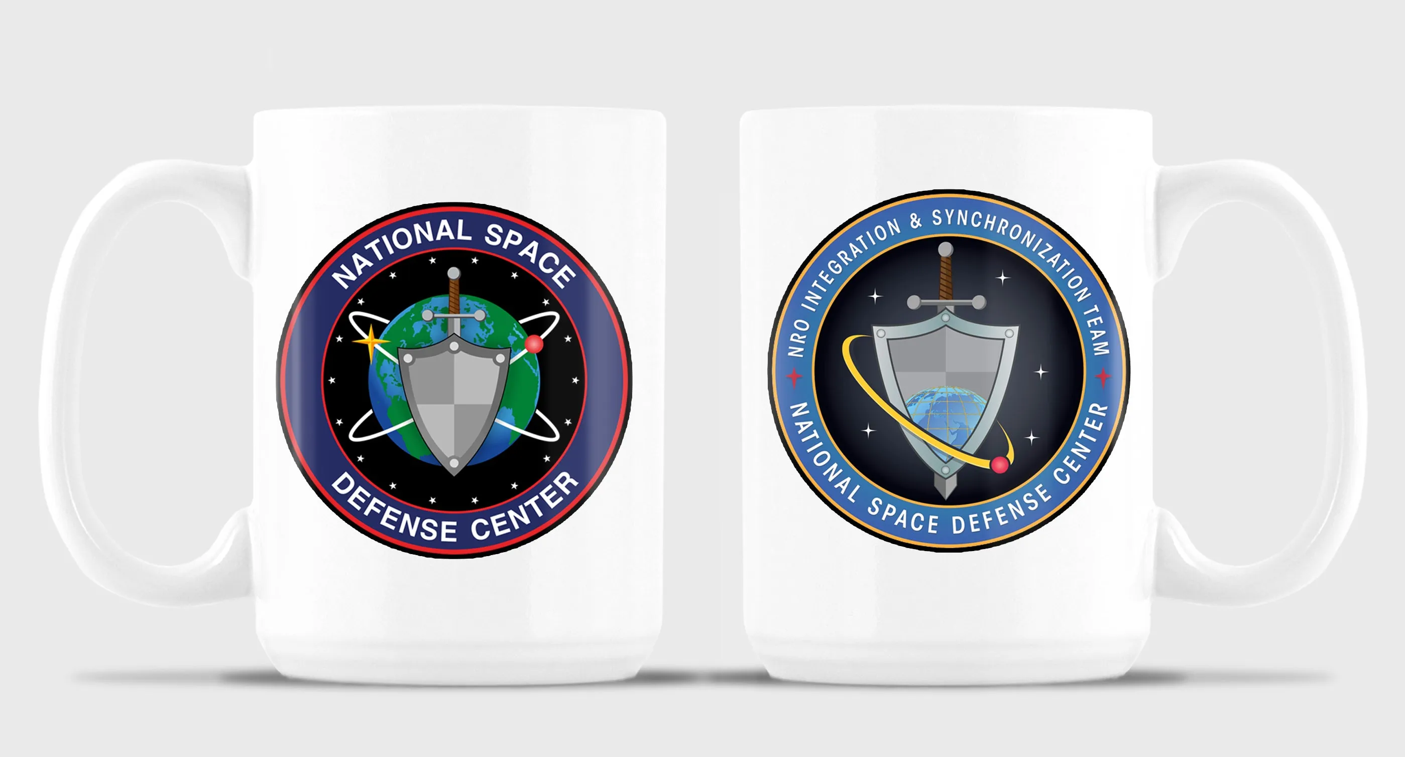 NIST 15 15 oz Coffee Mug- All White or White with Black Trim.