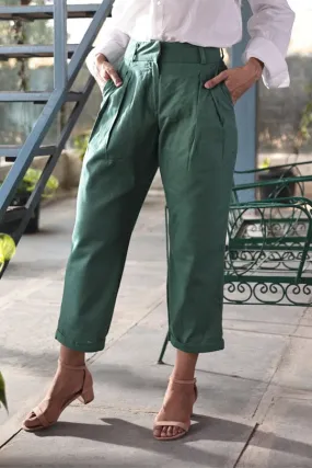 Nola Pleated Pants - Green