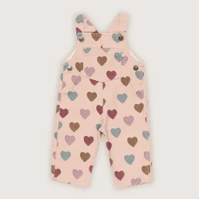 Overall Baby Elaine Heart Print