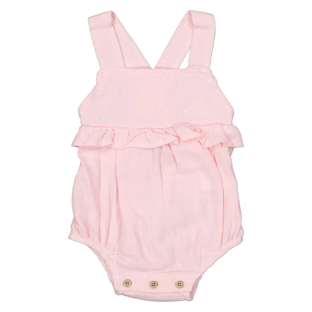 Pink Dungaree Romper