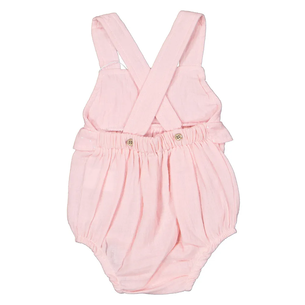 Pink Dungaree Romper