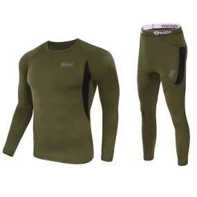 Poly-Spandex Long John Thermal Set