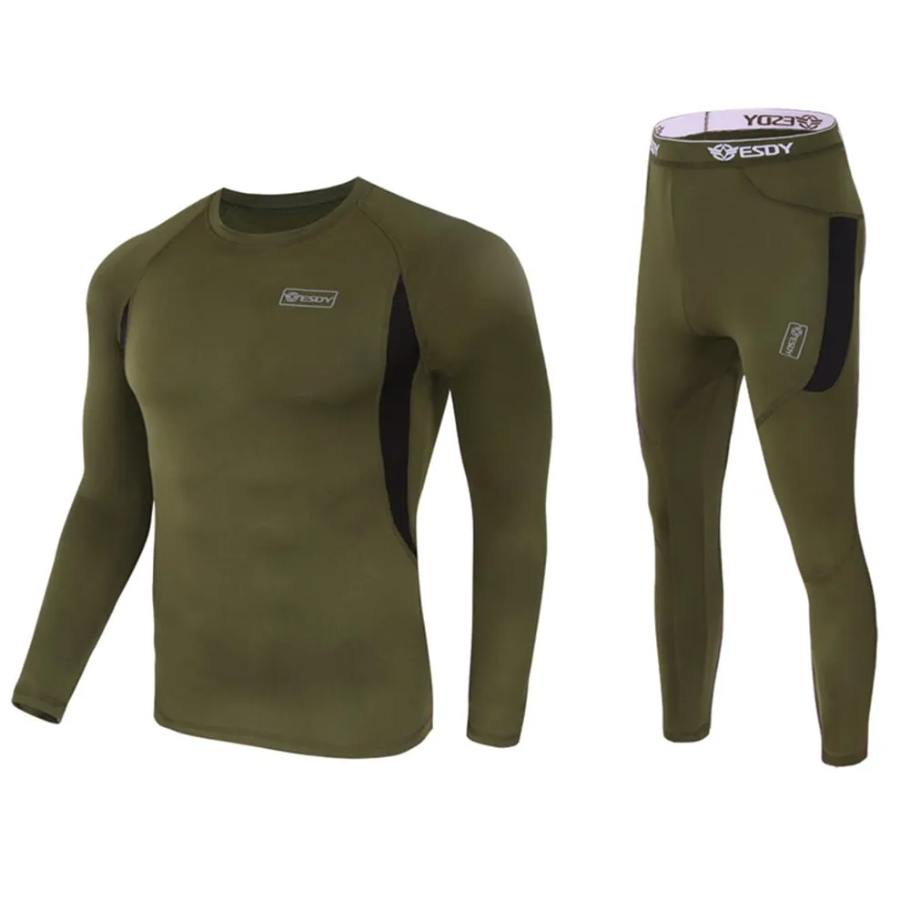 Poly-Spandex Long John Thermal Set