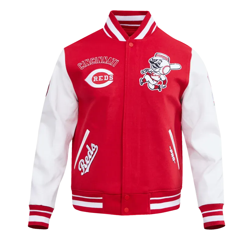 Pro Standard Jacket - MLB Cincinnati Reds - Red And White  - LCR636594