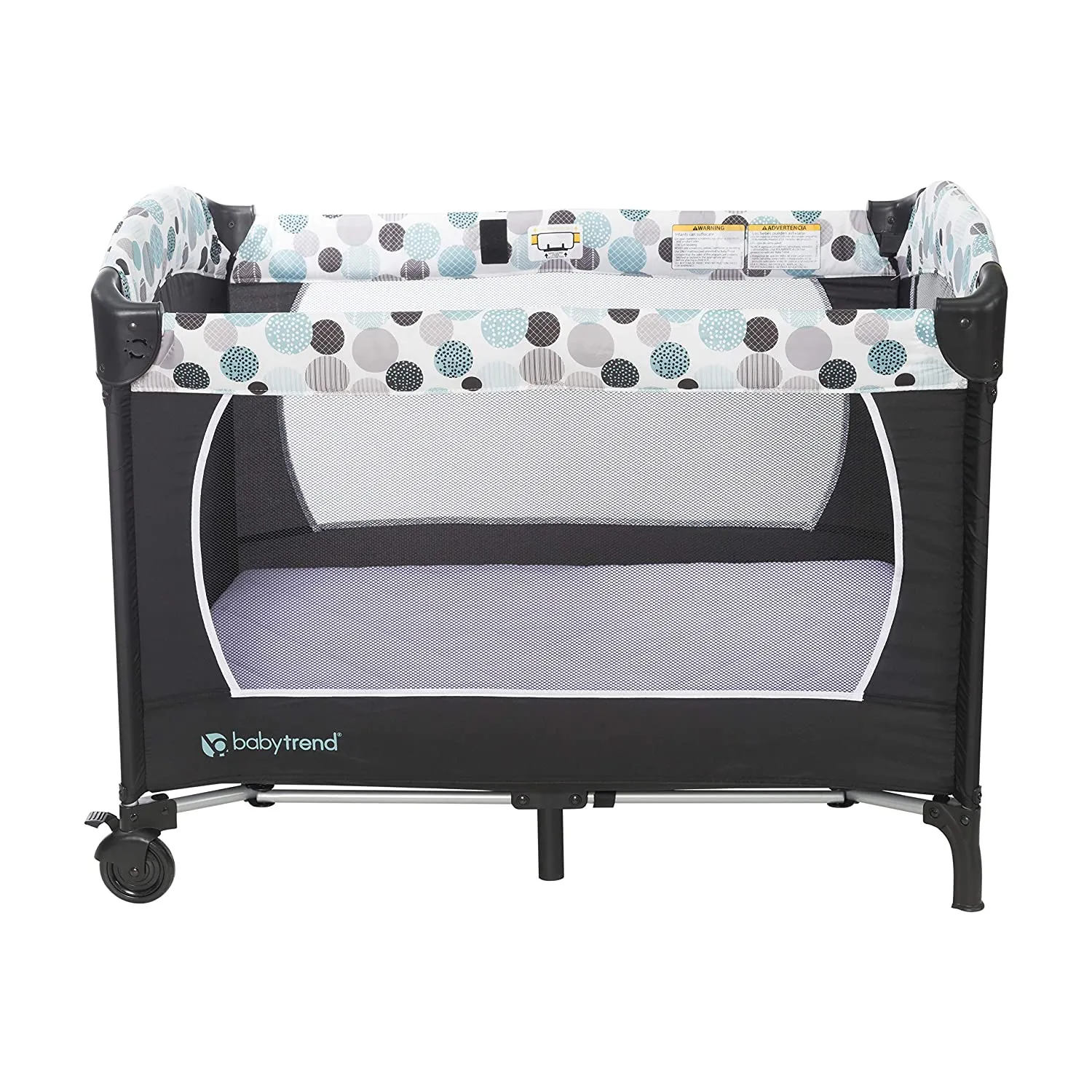 Purple Quilted Portable Crib/Playard Sheet